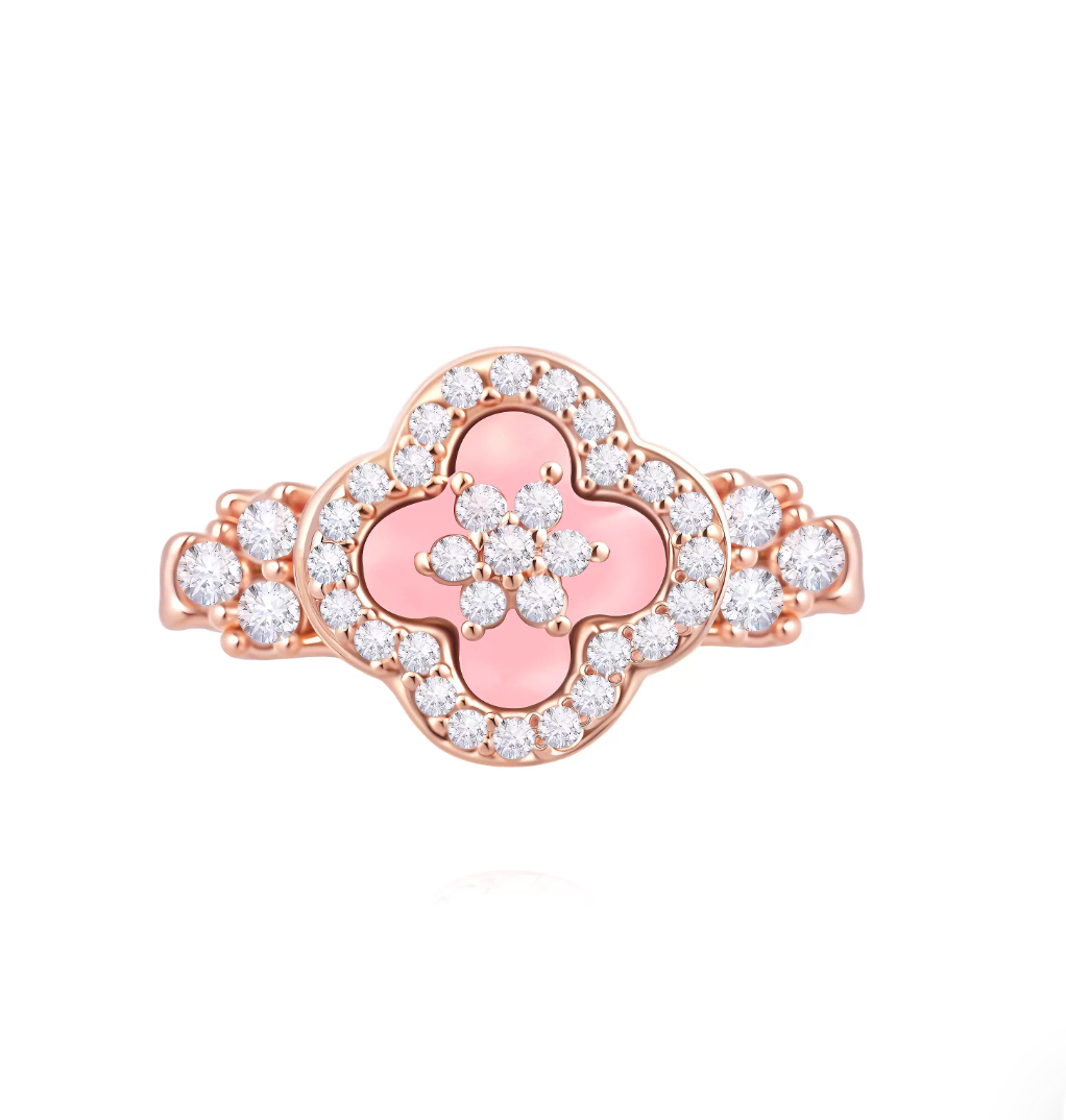 Adjustable Size Sakura Cleef Ring