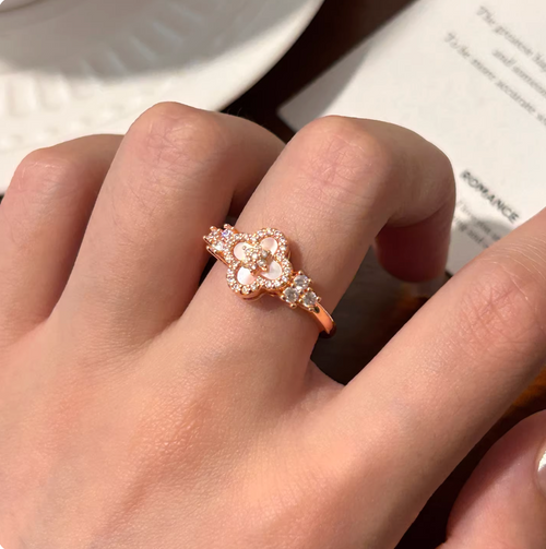 Adjustable Size Sakura Cleef Ring